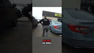 Woman try to Run Over the Cops to Flee
