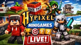 🔴Minecraft Stream &ndash; Hypixel Minigames (viewers welcome)