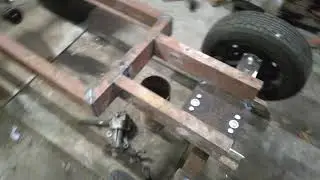 МТК встал на колёса, шасси мини трактора классика