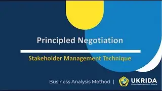 Principled Negotiation