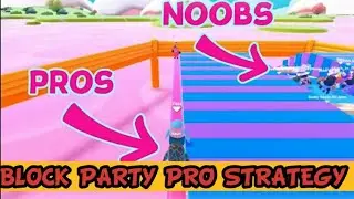 Block Party PRO STRATEGY | Fall Guys Tips & Tricks #2