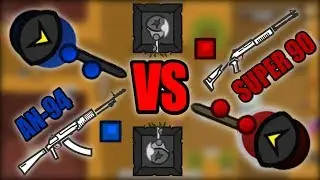 BLUE vs RED LIEUTENANT! (desert mode) | SURVIV.IO