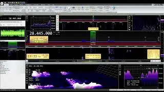 HF 10M, LADIES OF AMATEUR RADIO DX, BRITISH COLUMBIA. SDR Console. 2024 02 03 13 11 12