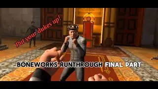 Finally finishing my boneworks runthrough and making it to the void!