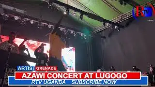 Grenade ne Pinky kyebekoze ku stage. Picha performance ku Concert ya Azawi.