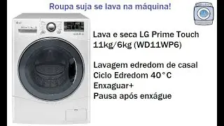 Lava e seca LG Prime Touch 11kg/6kg (WD11WP6) - Edredom