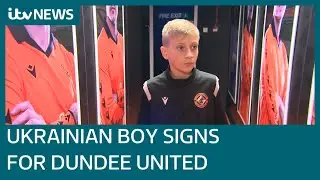 Ukrainian youngster who fled war signs for Dundee United academy | ITV News
