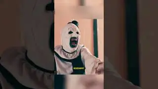 😱 Помешал завтраку клоунов демонов #хэллоуин #ужасающий #фильмы #моменты #интересно #кино