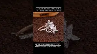 1 CT Round Cut Lab Grown Diamond Anniversary Ring.#ring #diamond #jewellery