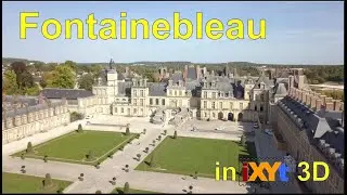 Palace of Fontainebleau, France in relax iXYt 3D parallel (sbs) view video for VR