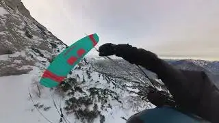 Speedflying in −15°C ❄️ | Icy Run at Krippenstein