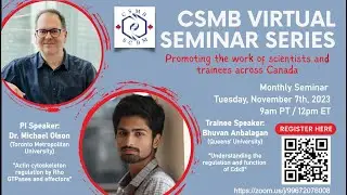 CSMB Virtual Seminar – November 7, 2023: Michael Olson and Bhuvan Anbalagan