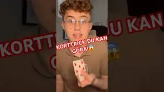 🔥Magi tutorial - OTROLIGT l&auml;tt korttrick!✨#magi #tutorial #f&ouml;rdig #trolleri