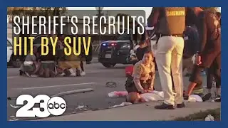Driver hits Los Angeles Sheriff's Office recruits jogging in Whittier