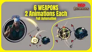 Foundry VTT BLFX Update: 6 Weapon Animations and SFX for D&D and Pathfinder