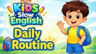 Learn Daily Routine in English | Kids Slow English