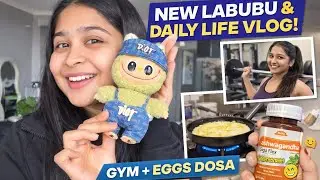 I got a LABUBU | Gym Cooking 🧑‍🍳 cleaning vlog! 