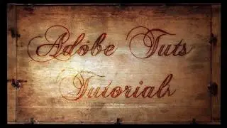 Burnt Wooden Text Effect in After Effects - Tutorial - No 3rd Party Plugins
