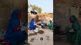 village life of Pakistani Hindu women in Cholistan desert #viral #desert
