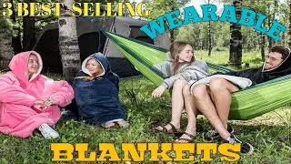 3 BEST SELLING WEARABLE BLANKETS [AMAZON - with INTERNATIONAL LINKS]