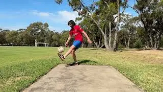 Day 13: 2744 kick ups - Soccer juggling faster than world record pace!