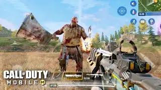 BUTCHER ZOMBIE BOSS vs TEMPEST GUN in CALL OF DUTY MOBILE BATTLE ROYALE! (SEASON 7)