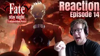Fate Stay Night Unlimited Blade Works REACTION | Anime - Episode 14