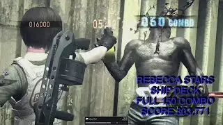 Resident Evil 5 | The Mercenaries Reunion | Rebecca STARS | Ship Deck | Full 150 Combo