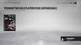 NHL 22 Pack Opening - Massive TOTS Rantanen pull from 2 gold players pack.