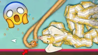 How The Biggest Snake Escaped My Trap?! Hack Or Glitch Or Luck? Snake.io
