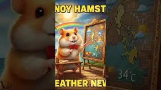 Hamster Storm Watch  #hamster #cute #philippines #update #weather #weatherupdate #fyp #subscribe