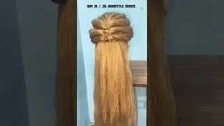 Day 15 / 30 hairstyle series #hairstyle #practice #support #subscribemychannel