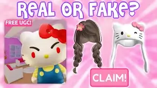 Real or Fake? | Roblox Free UGC Hello Kitty Obby | Riivv3r