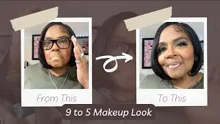 NINE TO 5 MAKEUP TUTORIAL | Makeup Geek Cosmetics | #beautyover40