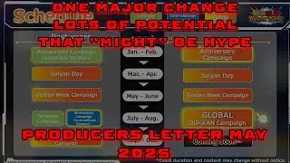Producers letter breakdown may 2025 dokkan