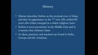 Sufism and Islamic Tradition- part 1