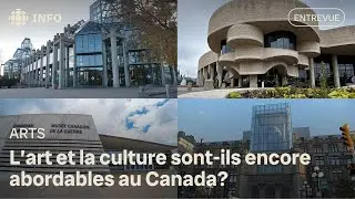 L&rsquo;art et la culture sont-ils encore abordables au Canada?