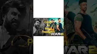 Coolie vs War 2 Box office collection prediction 🔥#bollywood#kollywood#rajinikanth#india