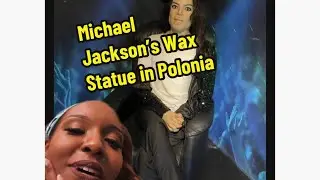 Michael Jackson&rsquo;s Wax Statue in Polonia 🥴😅 #reactionvids #funnycomments #michaeljackson