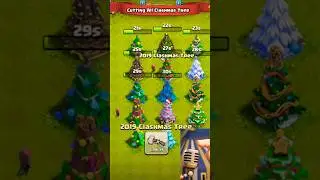 Evolution of Clash of Clans Xmas Trees (2012-2025) ❄️