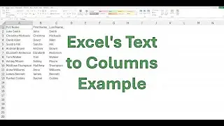 Nerdy Tips - Excel's Text to Columns Tool