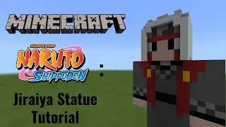 Minecraft | How To Make a Jiraiya Statue (Naruto Shippuden)