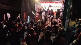 【HD高画質】車庫入れ 向野 だんじり 6  南河内だんじり祭 令和4年 2022年‎9月‎25日