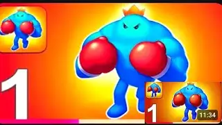 Punchy race: Run & Fight game - gameplay walkthrough part 1 (Android, ios)