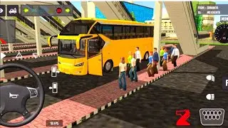 🥰Bus💁Simulator😯Indonesia🌺 Gameplay | Passenger Pickup City Bus Driving | BUSSID Hindi