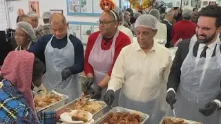 The annual National Action Network Thanksgiving Day Dinner takes place