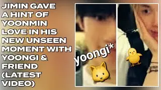 Proved😱🔥Jimin Gave A Hint Of Yoonmin Love In His New Unseen Moment With Yoongi & Friend#bts#btsarmy