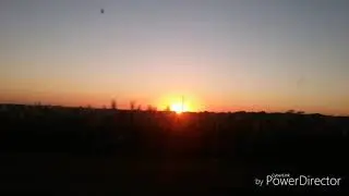 Doble sol en el amanecer Argentino?