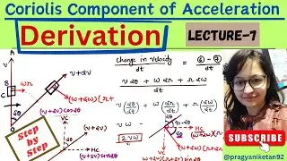 Coriolis Component of Acceleration | Derivation | Step by Step @pragyaniketan92