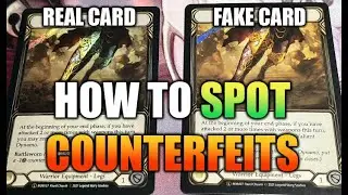 Counterfeit FAB TCG ➤ Don't get scammed! FAB TCG